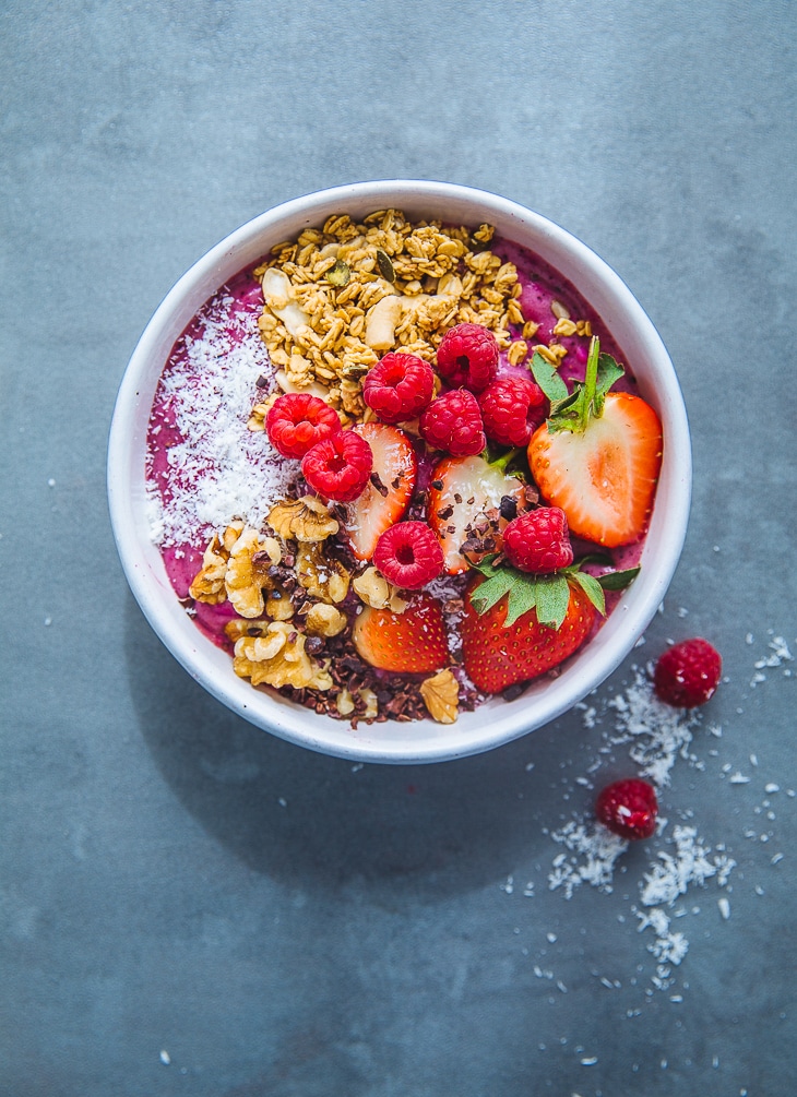 Pitayabowl of drakenfruit-bowl