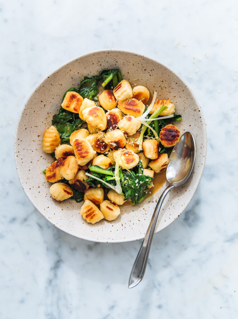 Gnocchi met misoboter (uit Ottolenghi’s Flavour)