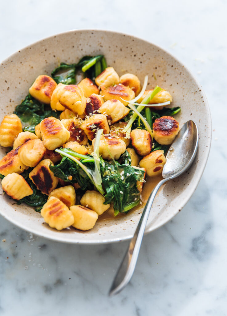 Gnocchi met misoboter (uit Ottolenghi’s Flavour)